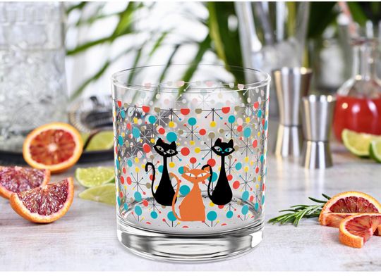 Atomic Kitschy Cats Rock Glasses
