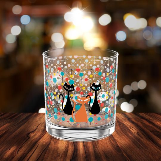 Atomic Kitschy Cats Rock Glasses