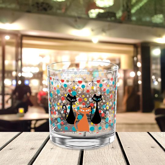 Atomic Kitschy Cats Rock Glasses