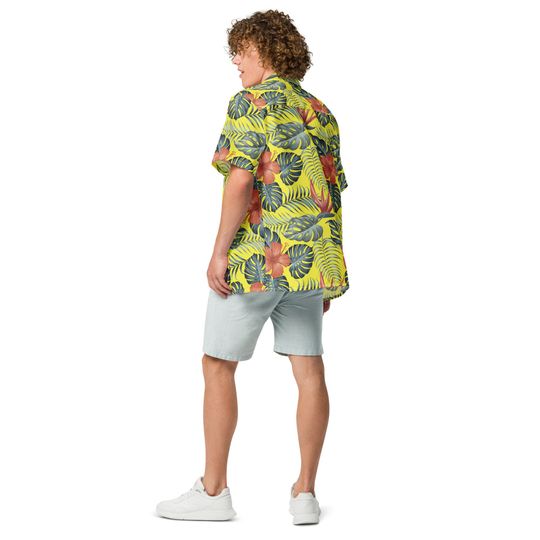 Unisex Tropical Guayabera shirt