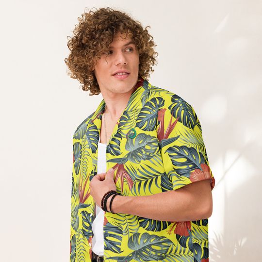 Unisex Tropical Guayabera shirt