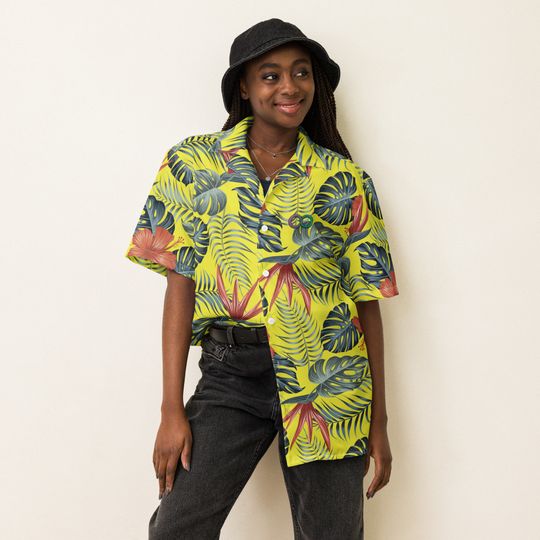 Unisex Tropical Guayabera shirt
