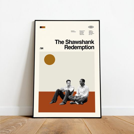 The Shawshank Redemption Poster - Retro Movie Poster