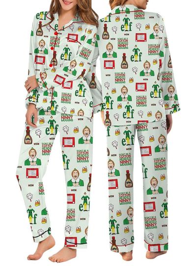 Christmas Elf Pajama Set for Women