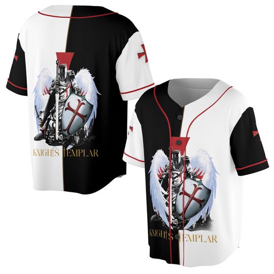 Knights Templar Christian Faith Baseball Jersey