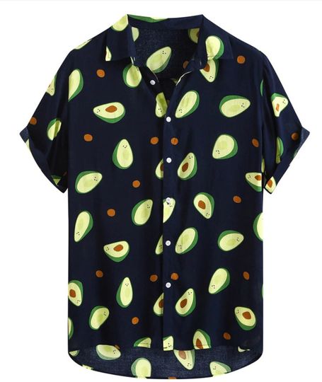Mens Avocado Summer Shirt