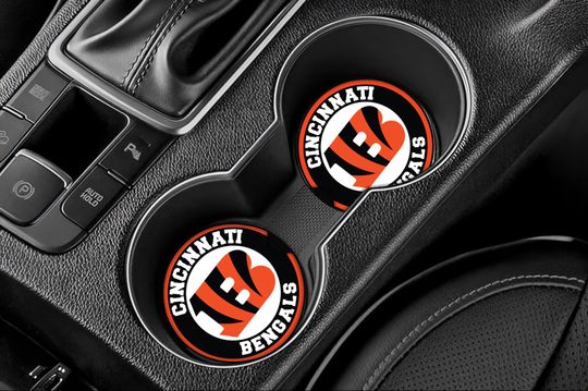 Bengals Inspired Car Coasters