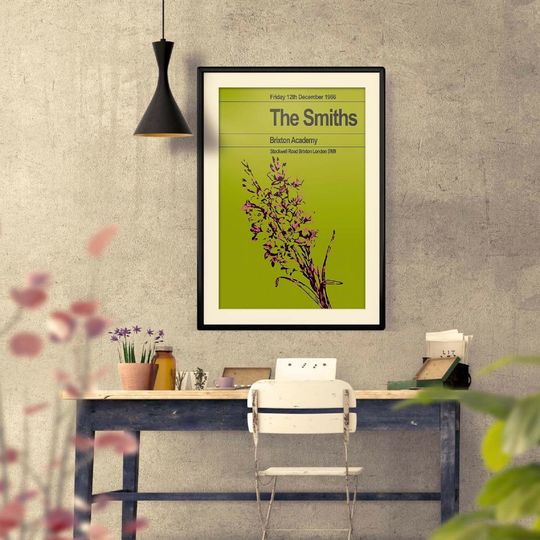The Smiths 1986 Last Concert Poster