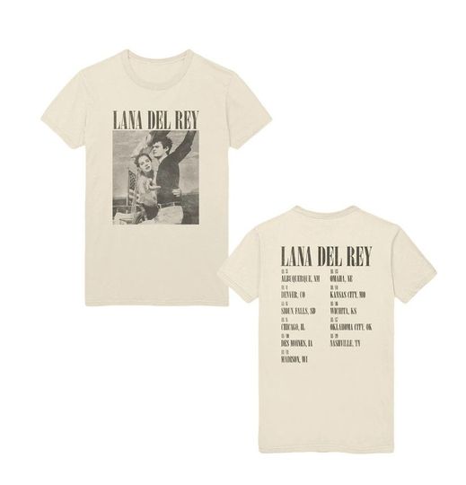 Lana Del Rey Norman Rockwell Tour T-shirt mLana Del Rey UO Exclusive Album Tee