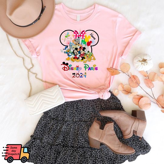 Custom Disney Family Tshirt,Disneyland paris