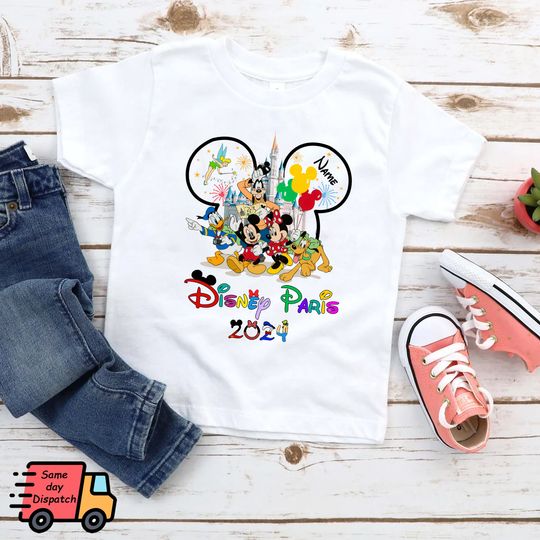 Custom Disney Family Tshirt,Disneyland paris