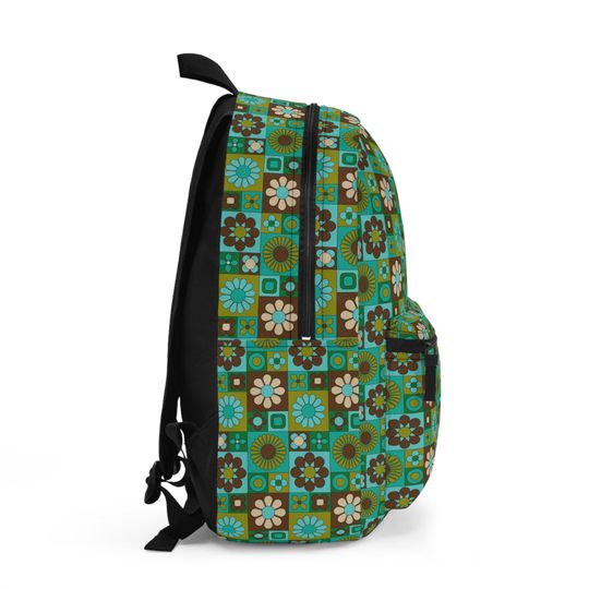 Floral Backpack for School and Travel