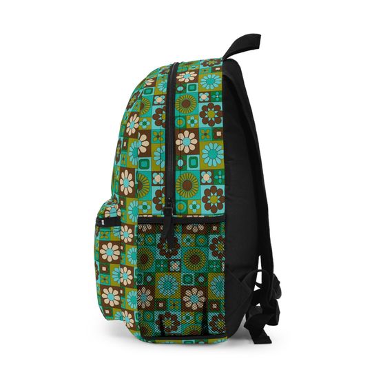 Floral Backpack for School and Travel