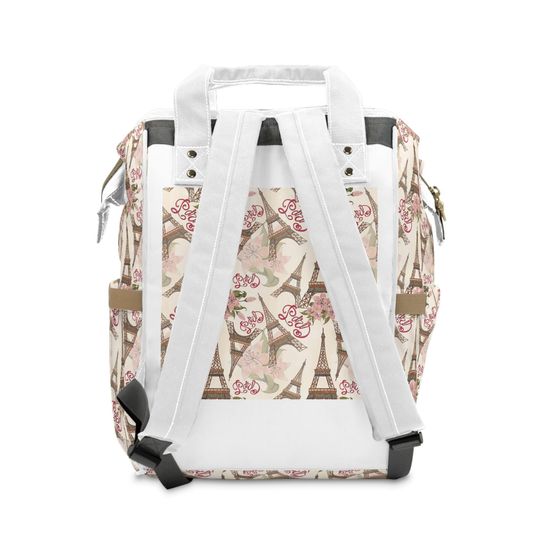 Paris-Themed Diaper Backpack