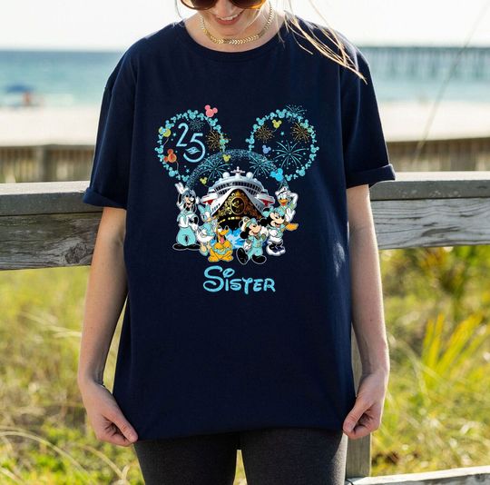Personalized Disney Cruise Line 25th Anniversary Shirt