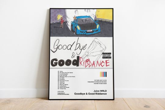 Goodbye & Good Riddance, JuiceWRLD Clean Album Poster