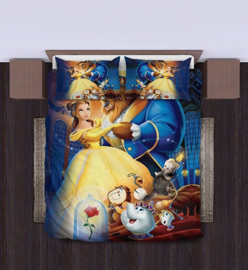 Beauty and The Beast Disney Bedding Set |