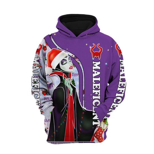 Maleficent Violet Christmas |Disney Sweatshirt/Hoodie