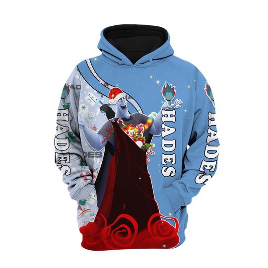 Hades Blue Christmas |Disney Sweatshirt/Hoodie