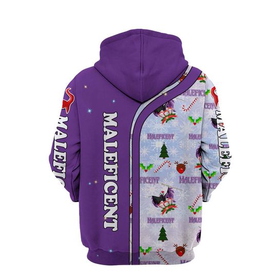 Maleficent Violet Christmas |Disney Sweatshirt/Hoodie