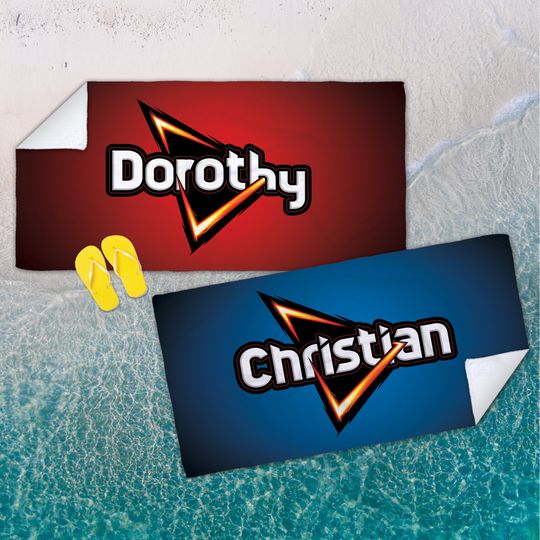 Doritos, Beach Towel Personalized, Custom Beach Towel with Name, Personalized Gifts, Fun, Cool, Unique, Gifts for Him, Cool Ranch, Chips