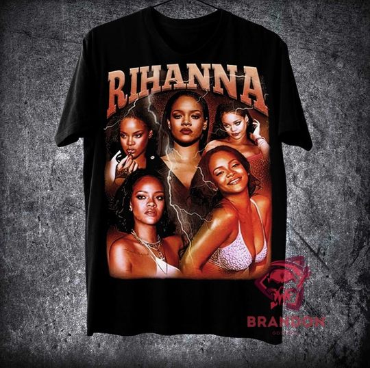Rihanna Shirt, Hip Hop Rap Tour T-Shirt