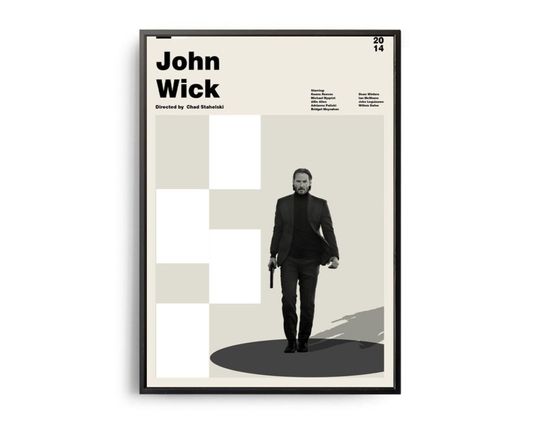 John Wick Vintage Inspired Poster