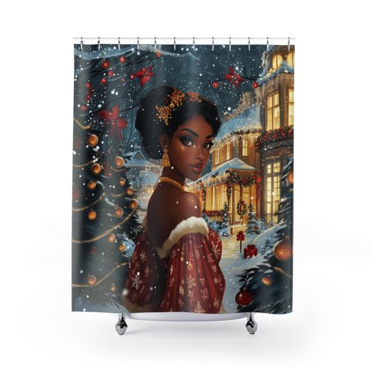 Shower Curtain - Joyful Christmas 2