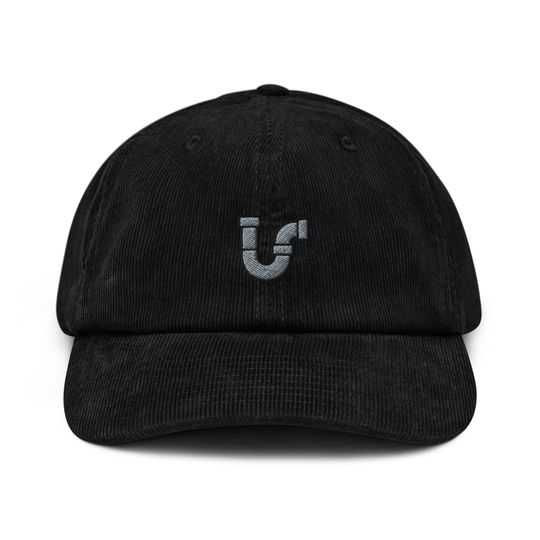 Plumbing Pipe Corduroy Hat, Embroidered Corduroy Cap, Plumber Pipe Corduroy Cap