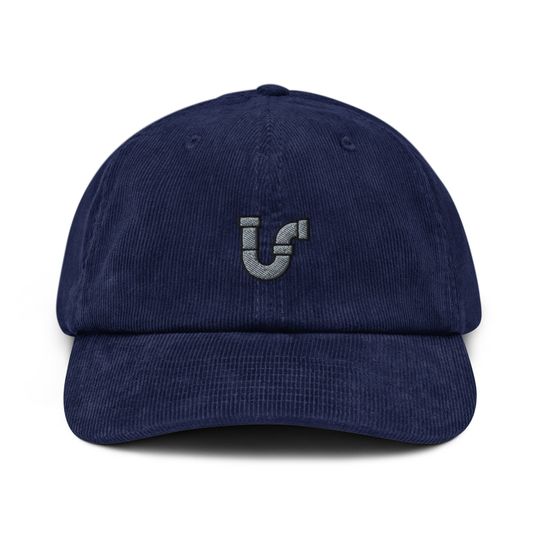Plumbing Pipe Corduroy Hat, Embroidered Corduroy Cap, Plumber Pipe Corduroy Cap