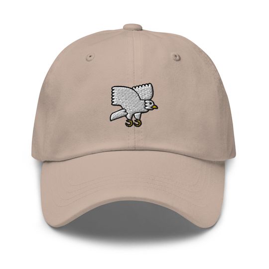 Eagle Embroidered Dad Hat: Unisex Cotton Twill Baseball Cap