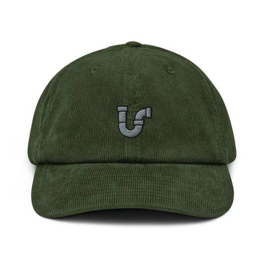 Plumbing Pipe Corduroy Hat, Embroidered Corduroy Cap, Plumber Pipe Corduroy Cap