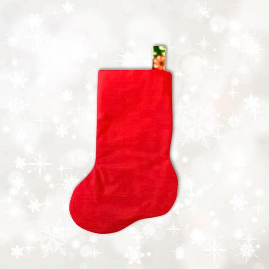 CandyCane themed Christmas Stocking with Custom Name!
