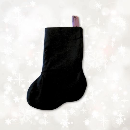 Jack/Sally "Nightmare Before Xmas" Stocking with Custom Name