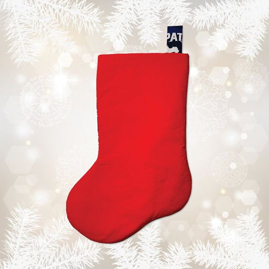 New England Patriots Christmas Stocking with Custom Name