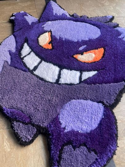 Tufted Gengar & Lemongrab Rug
