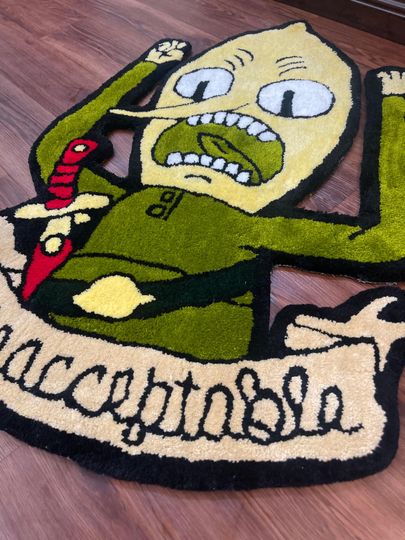 Tufted Gengar & Lemongrab Rug