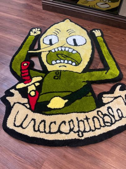 Tufted Gengar & Lemongrab Rug