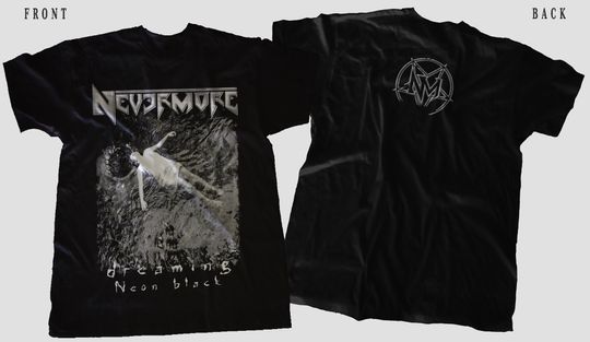 NEVERMORE- Dreaming Neon Black - Tee