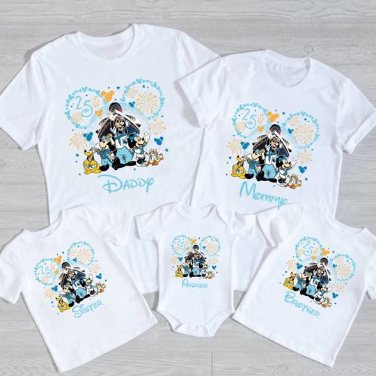 Disney Cruise 2023, Mickey and Friends shirts