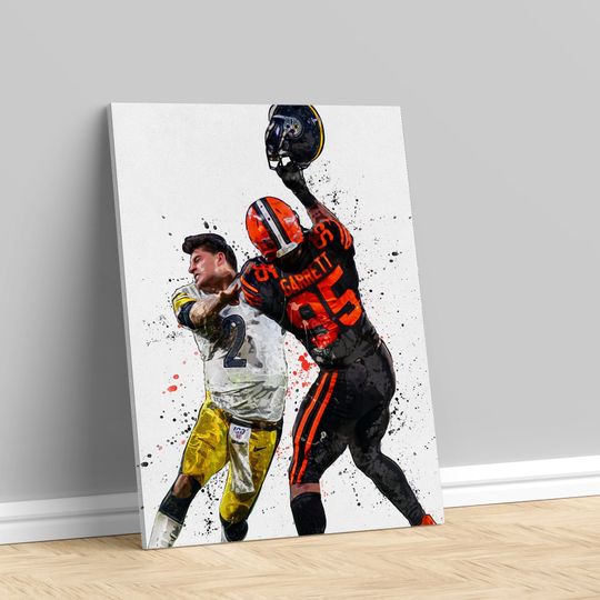 Myles Garrett And Mason Rudolph Poster