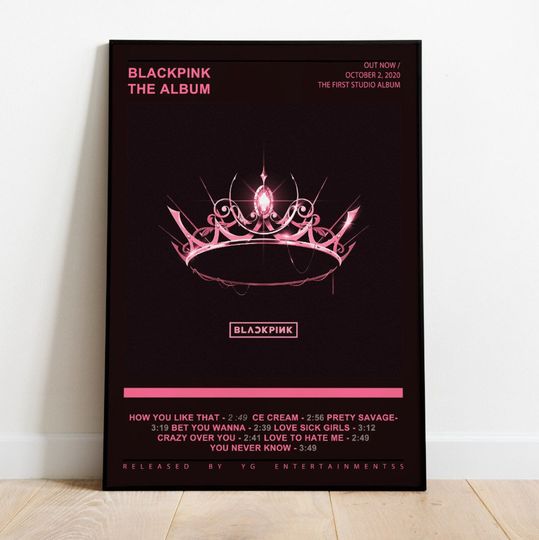 BLACKPINK - THE ALBUM Album Cover Premium Matte Vertical Poster