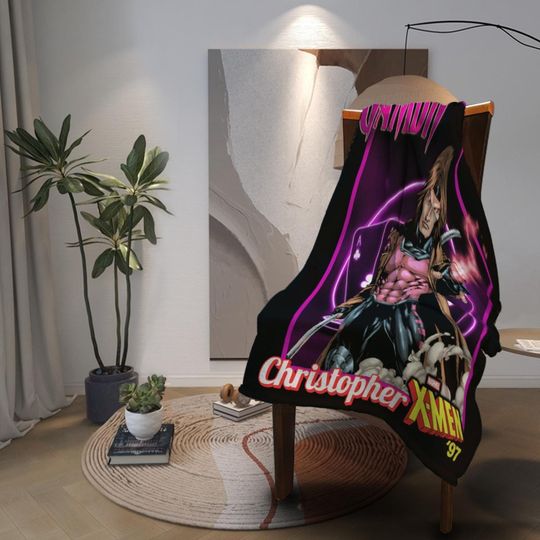 Personalized X-Men Blanket: Custom Superhero Gift