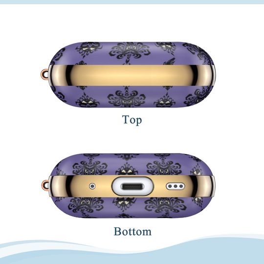 Haunted mansion Design AOP Airpods Case Cover