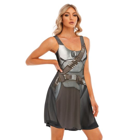 Star Wars Cosplay, The Mandalorian Costume Dress - Disney Halloween Costume