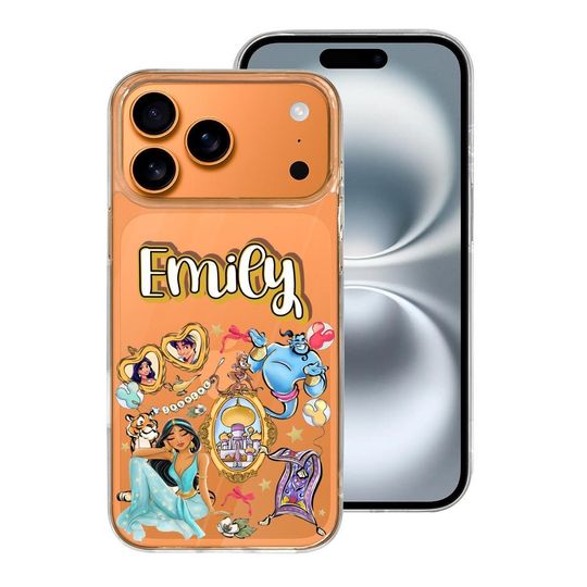 Jazmin Princess iPhone 17 Pro Max Transparent Phone Case