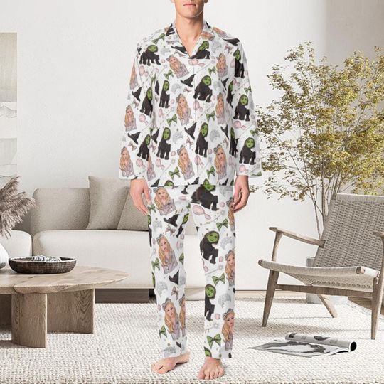 Wicked Pajama Set , Elphaba & Glinda couple pajamas,