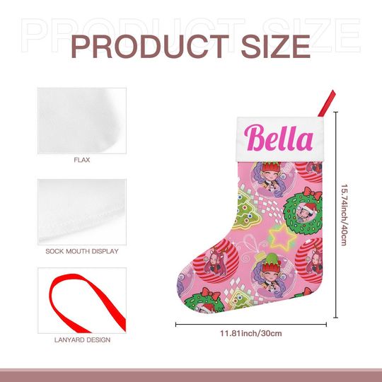 Personalized Huntrix Christmas Stocking - Custom Kpop Demon Hunters Holiday Decor for Family