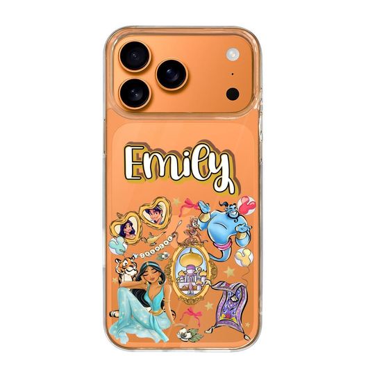 Jazmin Princess iPhone 17 Pro Max Transparent Phone Case