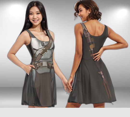 Star Wars cosplay, Mandalorian  Dress , Star Wars Costume,